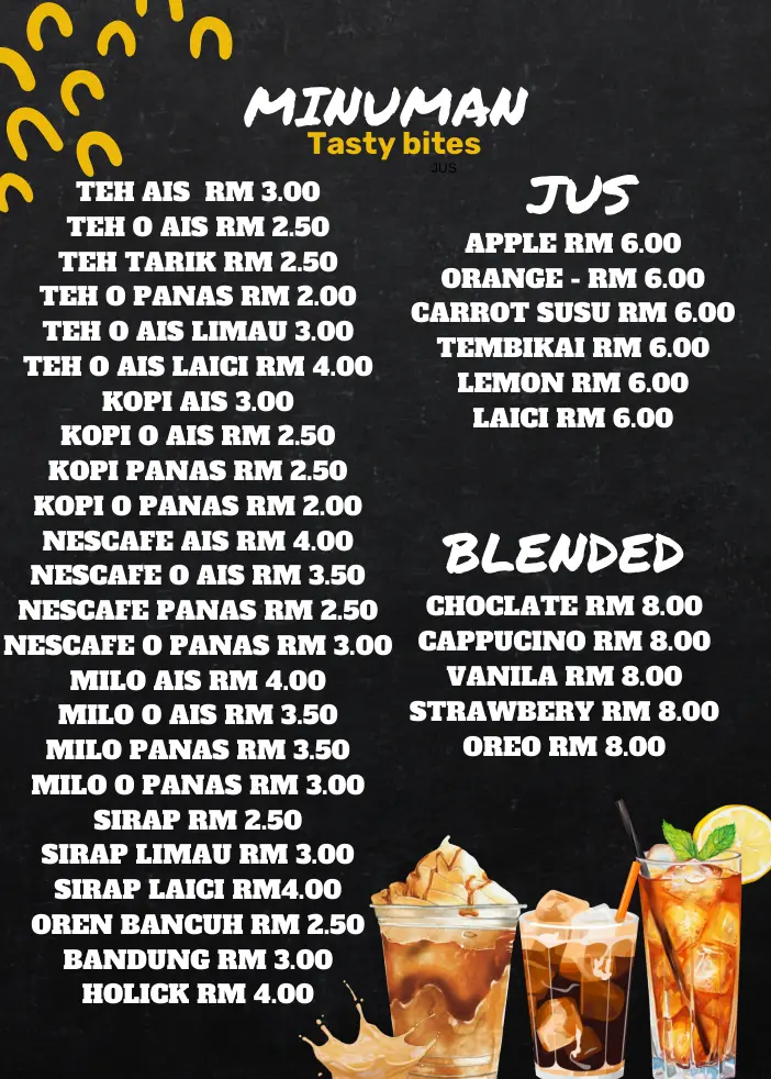 TastyBites minuman