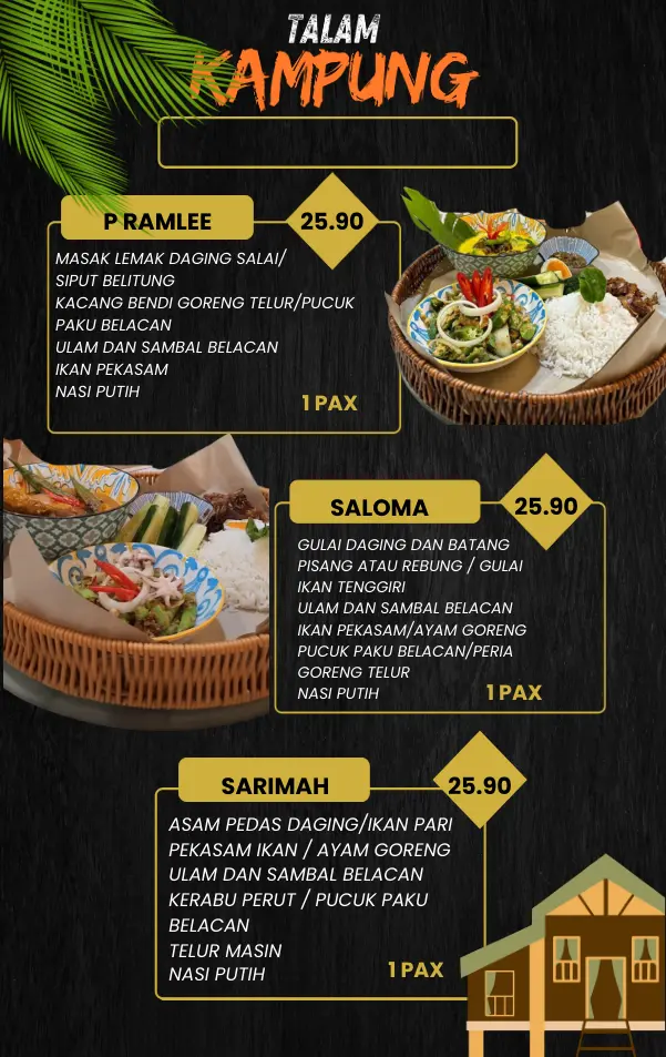set talam kampung 3